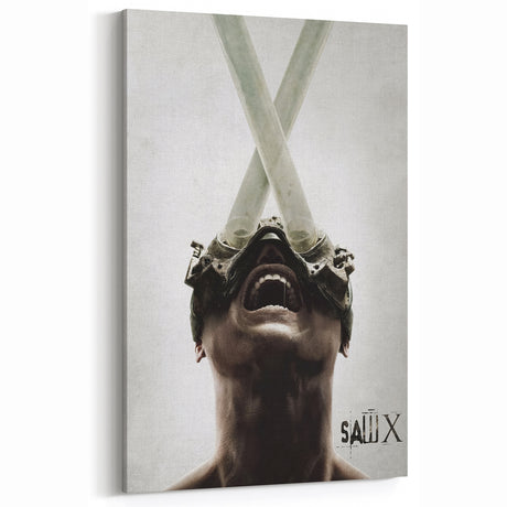 2020s Vintage Movie Poster - Saw X Retro Film Art for Movie Lovers