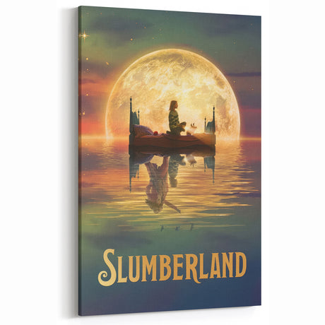 2020s Vintage Movie Poster - Slumberland Fantasy Film Art