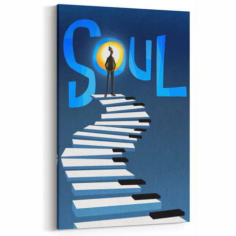 2020s Vintage Movie Poster – Soul Retro Film Art