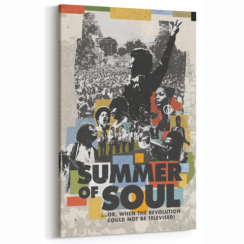 Summer of Soul 2020s Vintage Movie Poster – Retro Music Art Print