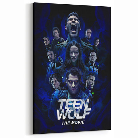 Teen Wolf The Movie Poster – 2020s Vintage Supernatural Art Print