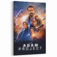 The Adam Project Poster – 2020s Vintage Sci-Fi Movie Wall Art