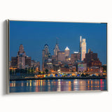 Landscape art painting featuring a vintage poster style with colorful elements on a black background.