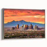 Landscape art painting depicting a vibrant, colorful hillside scene on a black background.