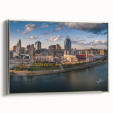 Landscape art painting featuring colorful rolling hills on a vintage poster, ideal for enhancing a living room's decor.