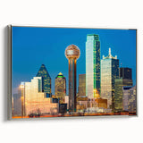 Landscape art painting featuring a colorful vintage poster art style on a black background.