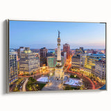 Landscape art painting of rolling hills on a vintage poster, featuring vibrant colors on a black background.