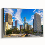 Landscape art painting of a colorful sunset over hills, on a black vintage poster, ideal for living room decor.