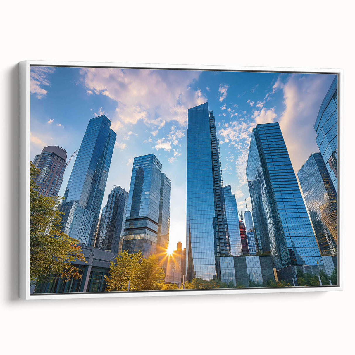 Vintage poster art featuring a colorful abstract design on a black background, ideal for living room decor.