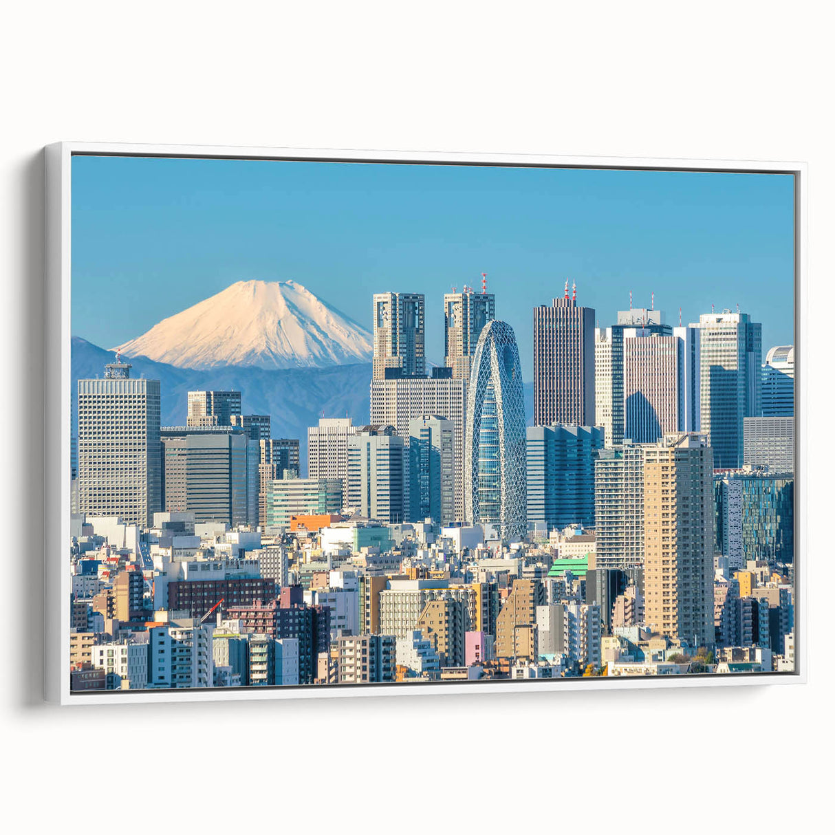 Extra large vintage poster art of a colorful abstract design on black background, ideal for living room decor.