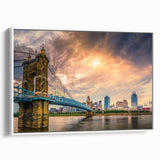 Vintage poster art of an oversized colorful abstract design on black background, ideal for living room decor.