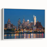 Vintage poster art featuring a colorful abstract design on a black background.