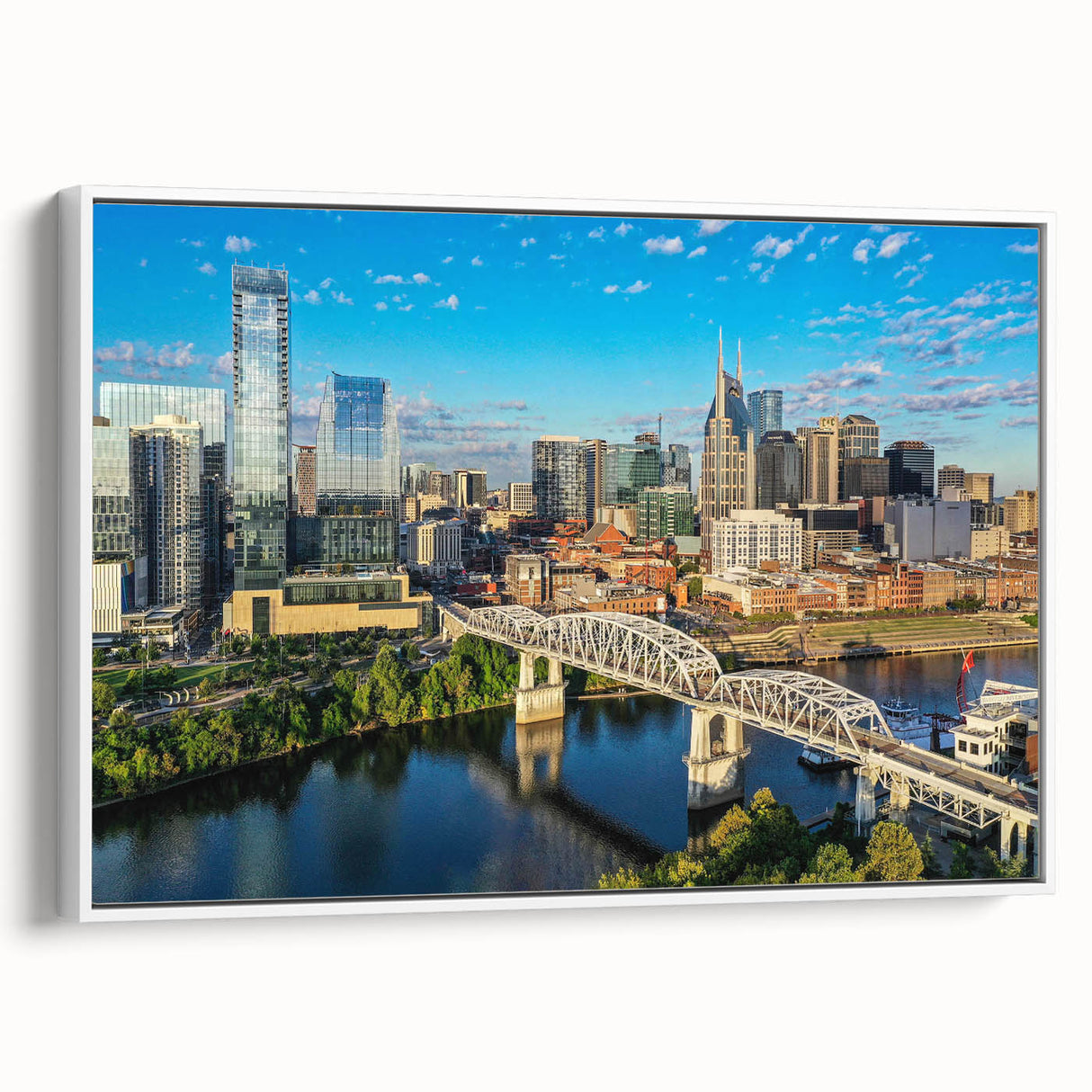 Vintage poster art featuring a large, colorful abstract design on black background, ideal for living room decor.