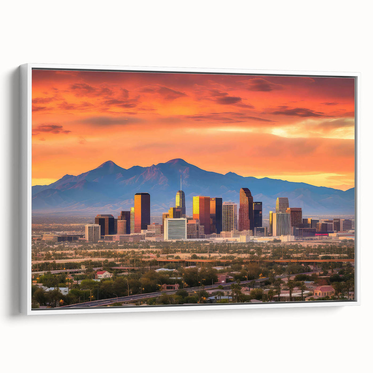 Extra large vintage poster art depicting a colorful abstract design on black background, ideal for living room decor.