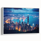 Vintage poster art featuring a large-scale, colorful abstract design on black background, ideal for living room decor.