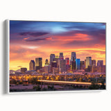 Vintage poster art featuring a large, colorful abstract design on black background.