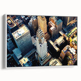 Extra large vintage poster art depicting colorful abstract patterns on black background, ideal for living room decor.