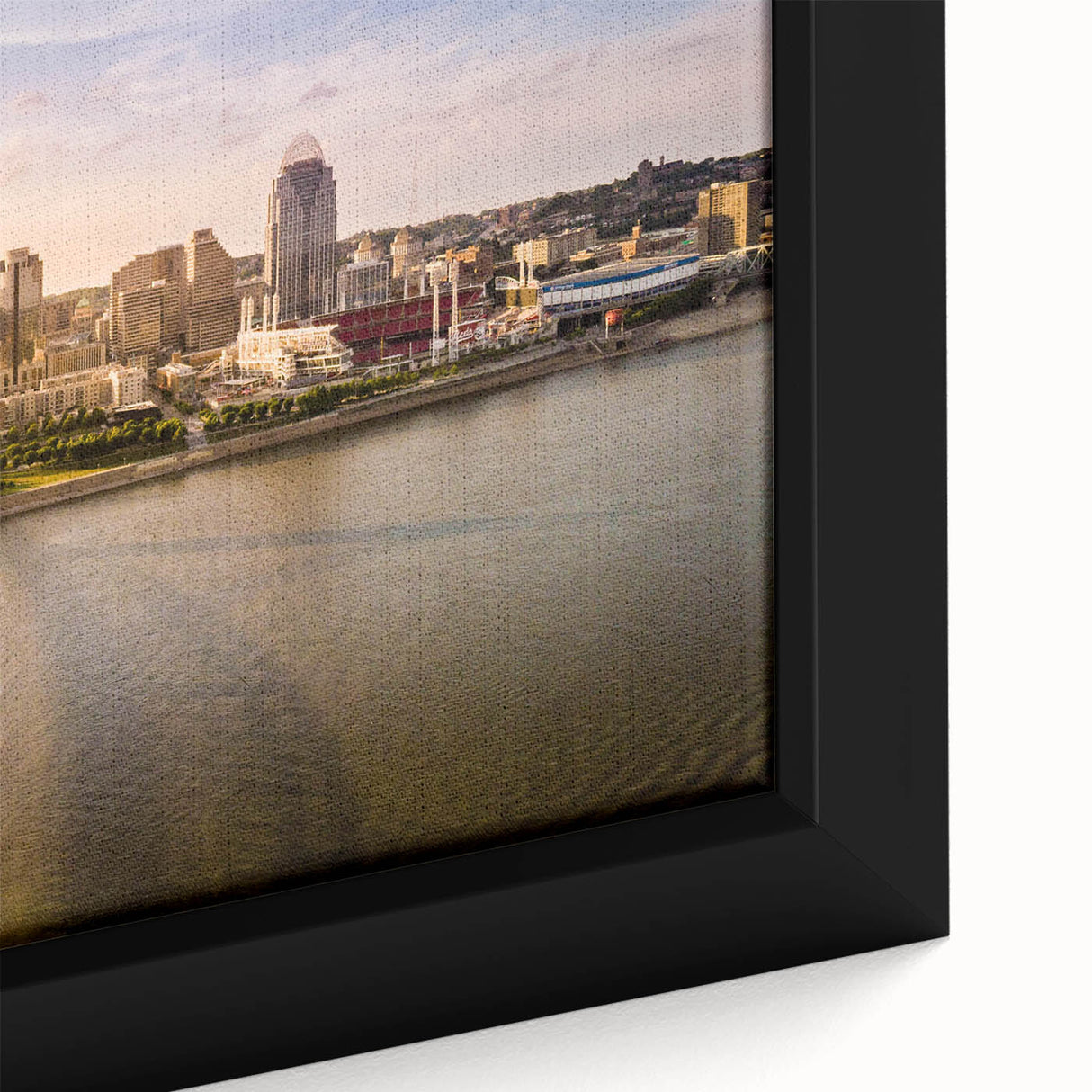 Extra large textured black wall art featuring vibrant colorful abstract patterns, ideal for living room ambiance.