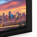 Extra large black wall art featuring textured, colorful abstract design, ideal for living room decor.