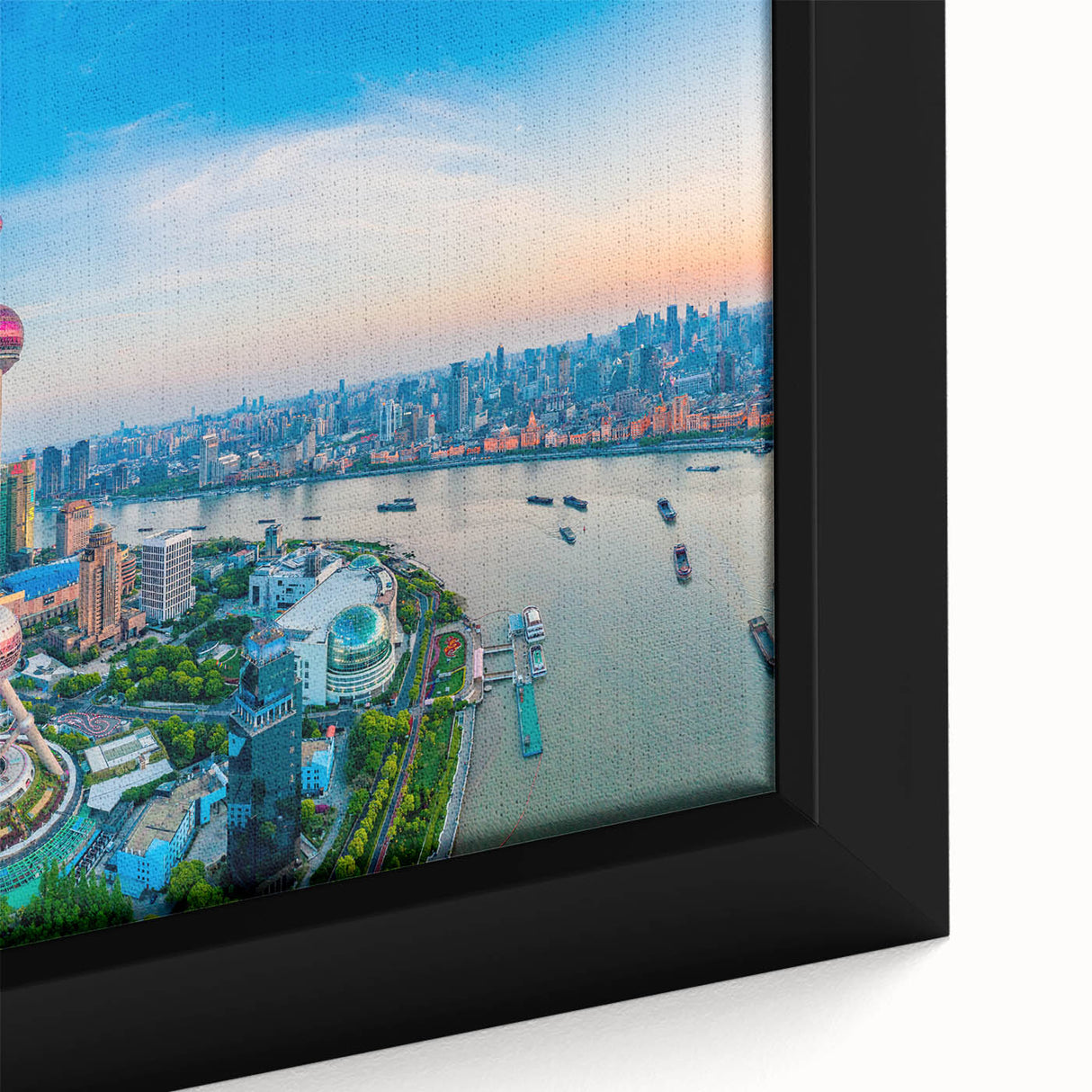 Extra large black wall art featuring colorful, textured abstract design on canvas, ideal for living room decor.