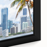 Extra large black wall art featuring a textured, colorful abstract design on canvas, ideal for living room decor.