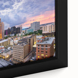 Extra large black wall art featuring a textured, colorful abstract design, ideal for living room ambiance.