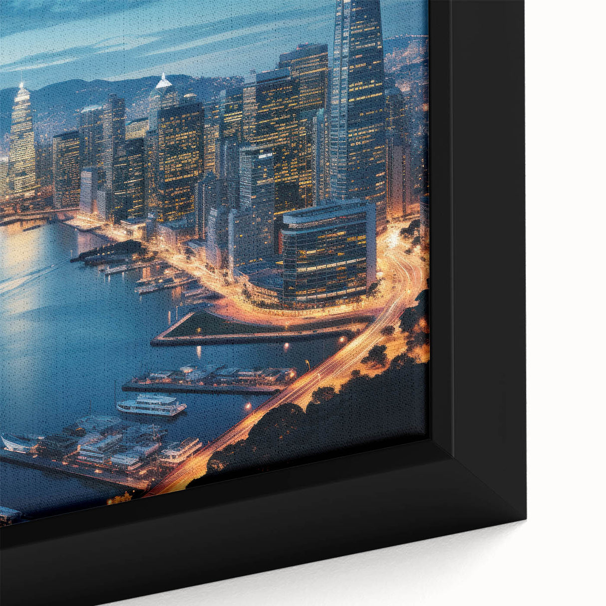 Extra large black wall art featuring a textured, colorful abstract design on canvas, ideal for living room decor.