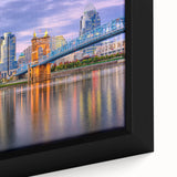 Extra large black wall art with colorful, textured abstract design on canvas, ideal for living room decor.