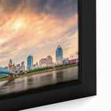 Extra large black wall art featuring a textured, colorful abstract design on canvas, ideal for living room decor.