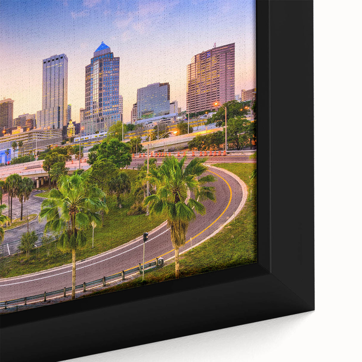 Extra large black wall art featuring textured, colorful abstract design on canvas, ideal for living room decor.
