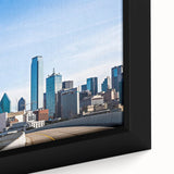 Extra large black wall art featuring colorful, textured abstract design on canvas, ideal for living room decor.