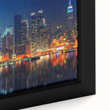 Extra large black wall art featuring a textured abstract design with colorful accents, ideal for living room decor.