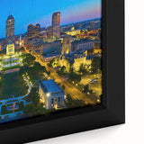 Extra large black wall art featuring a textured abstract design with colorful accents, ideal for living room decor.