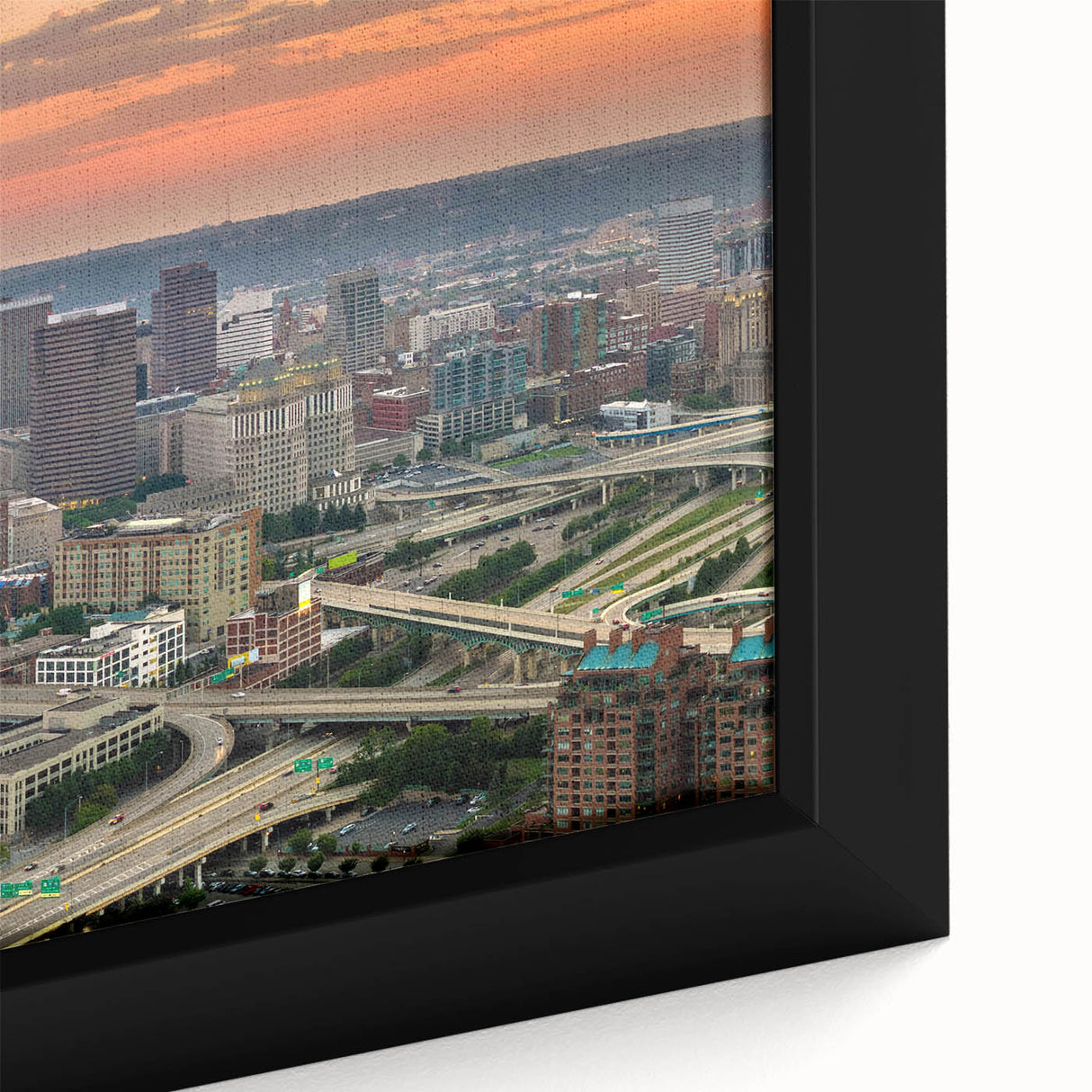 Extra large black wall art featuring textured, colorful abstract patterns on canvas, ideal for living room decor.