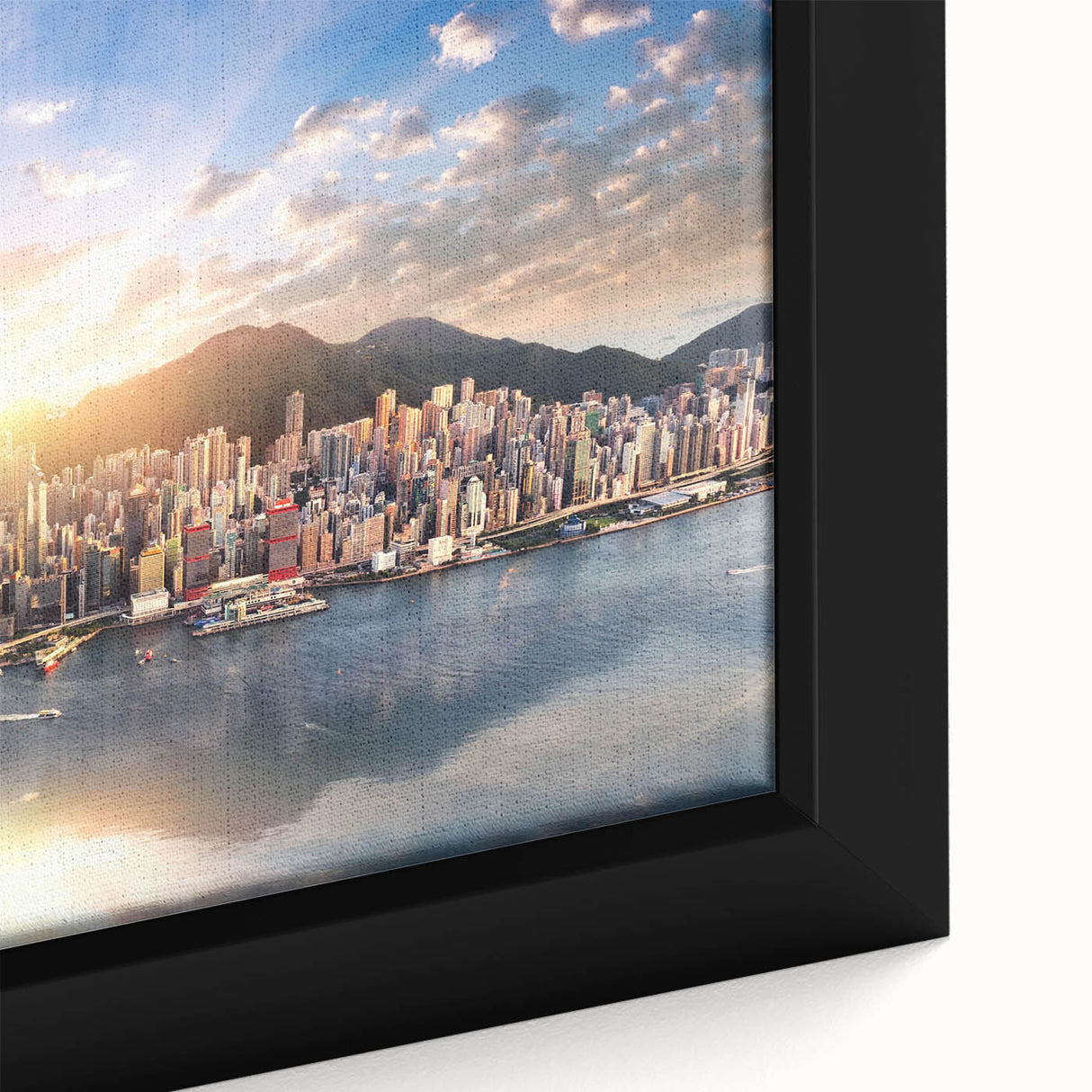 Extra large black wall art featuring vibrant, colorful textured abstract design on canvas, ideal for living room decor.