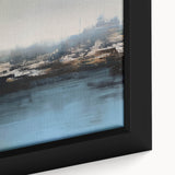 Vibrant rolled canvas showcasing a stunning African tribal art design with intricate patterns and rich colors, securely packaged in a protective cardboard tube for safe delivery.