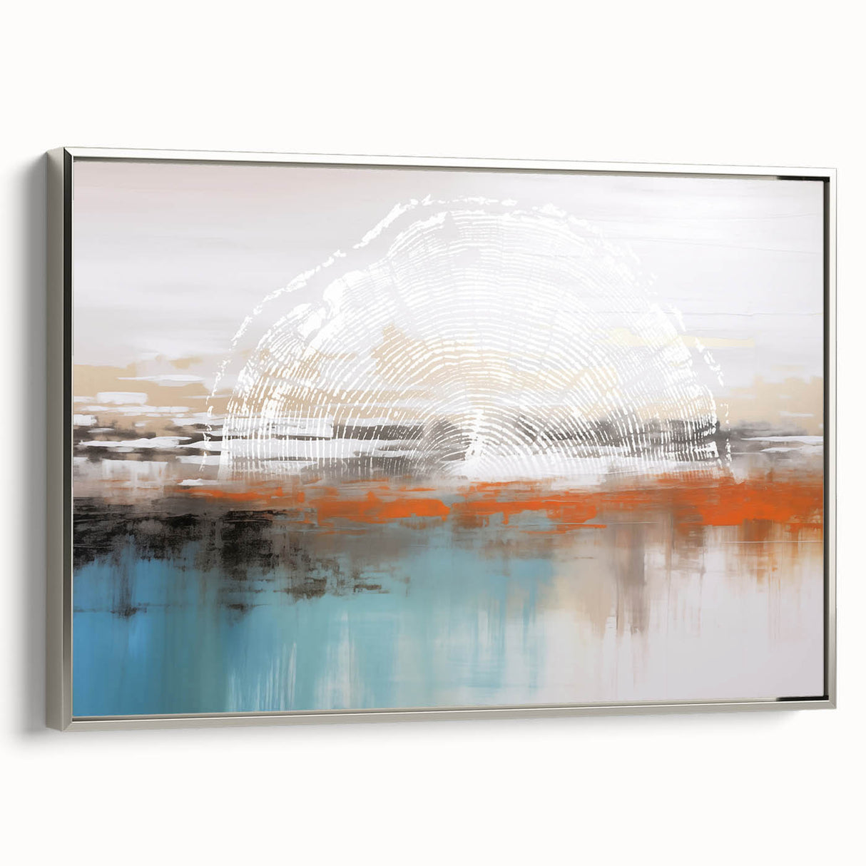 Rolled canvas showcasing a vibrant African tribal art design with intricate patterns and rich colors, securely packaged in a durable cardboard tube for safe shipping.