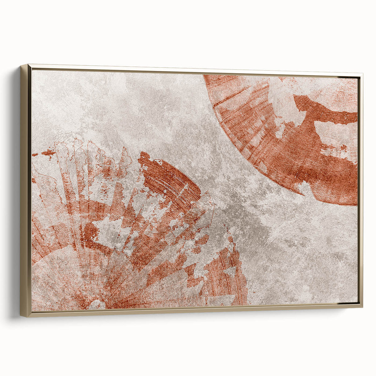 Vibrant abstract canvas art print showcasing dynamic blue and gold swirls, perfect for modern home décor or office spaces.
