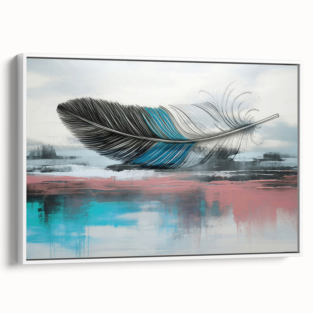 Vibrant rolled canvas print showcasing intricate African tribal art, featuring bold colors and detailed patterns, securely packaged in a protective cardboard tube.