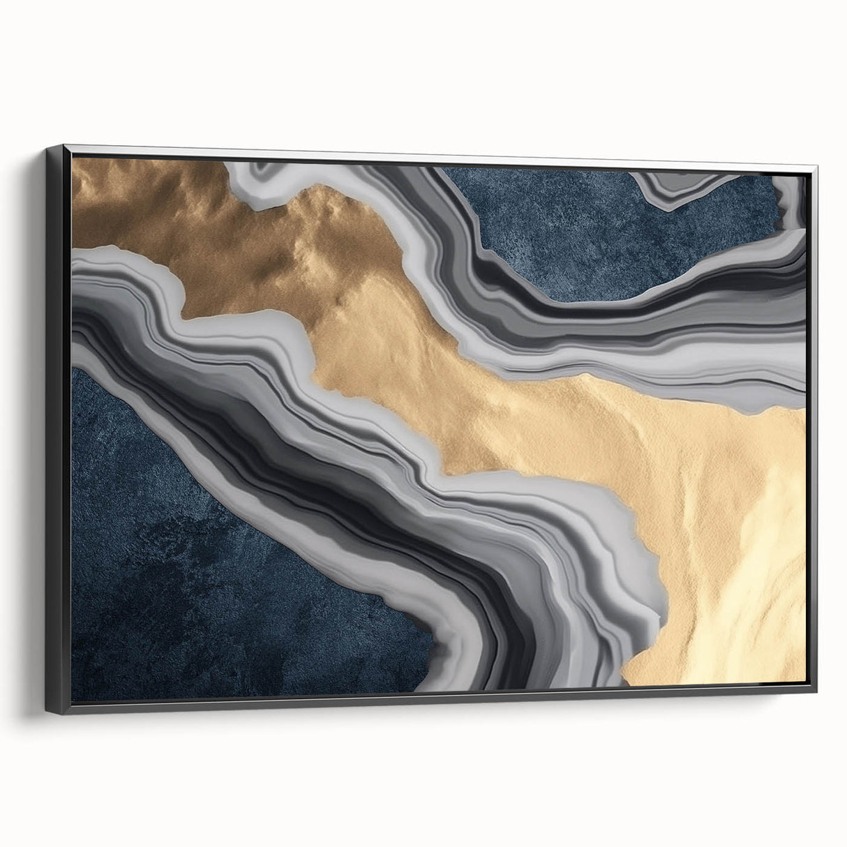 Abstract geometric wall art canvas print in vibrant colors, showcasing a modern design with bold shapes and dynamic patterns, ideal for contemporary decor.