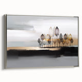Abstract art canvas print featuring vibrant colors and geometric shapes, ideal for modern home decor or office space enhancement.