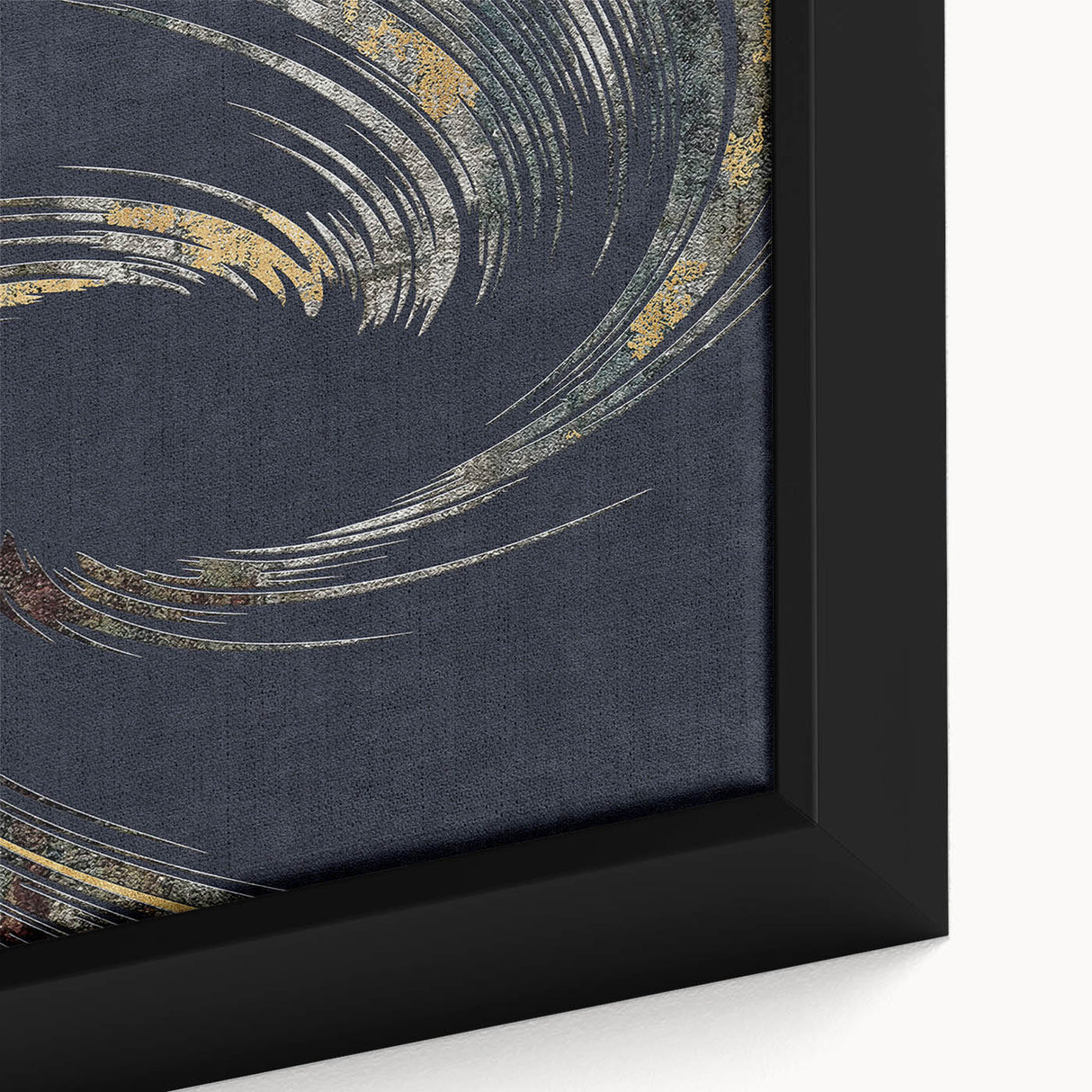 Vibrant abstract wall art canvas print featuring bold colors and dynamic shapes, perfect for modern home decor or office spaces.