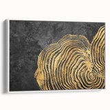 Colorful abstract wall art featuring vibrant shapes and patterns, perfect for modern decor, displayed on a wooden easel in a bright room.