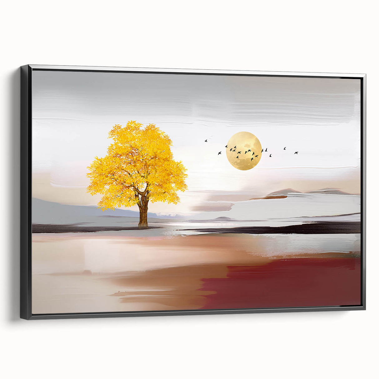 Vibrant rolled canvas showcasing a colorful African tribal art design, featuring intricate patterns and textures, securely packaged in a protective tube.