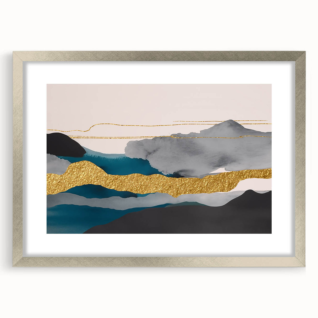 Abstract canvas artwork showcasing vibrant colors and dynamic shapes, ideal for modern home decor or office aesthetics, emphasizing creative expression.
