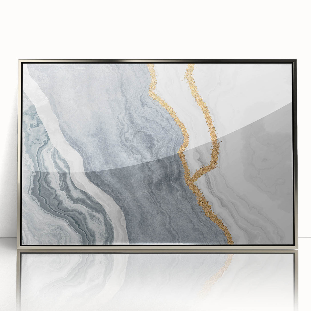 Vibrant rolled canvas showcasing an abstract art design with bold colors and dynamic shapes, ideal for modern home décor and framing.