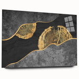 Colorful abstract wall art canvas showcasing vibrant geometric shapes and fluid lines in bold hues, perfect for modern home decor.