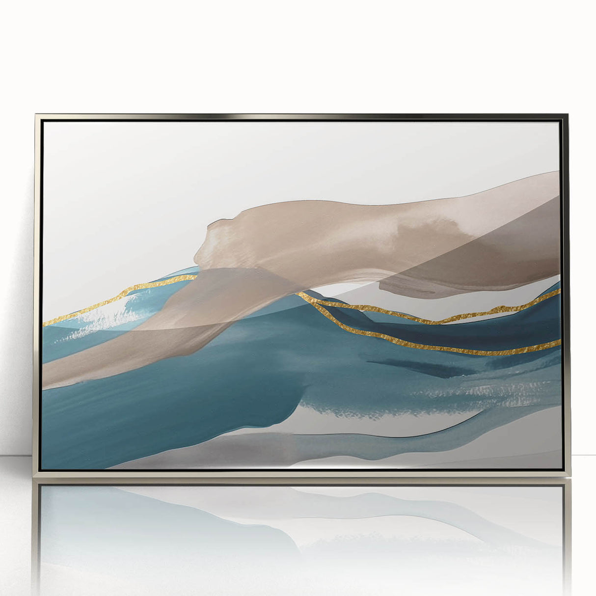 Abstract wall art canvas print showcasing vibrant colors and dynamic shapes, perfect for modern decor, enhancing any space with creativity.