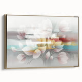 Abstract wall art canvas print showcasing vibrant colors and dynamic geometric shapes, designed for modern home decor and artistic expression.
