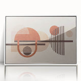 Abstract wall art canvas print showcasing vibrant colors and dynamic shapes, perfect for modern home decor or contemporary art enthusiasts.